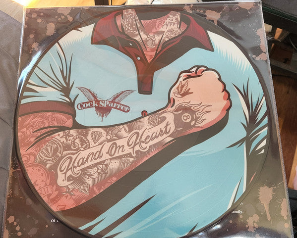 C*ck Sparrer – Hand On Heart Picture Disc Vinyl LP Record