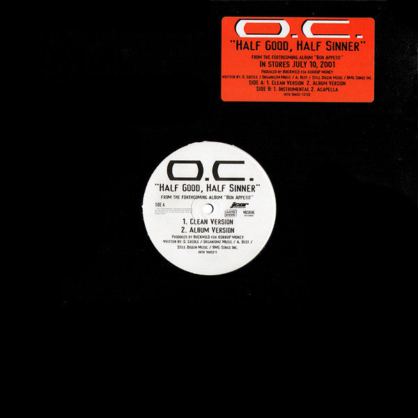 O.C. – Half Good, Half Sinner Vinyl LP Record