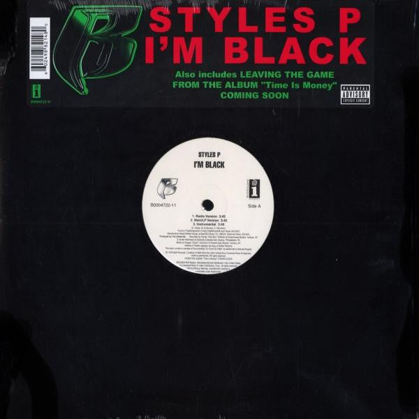 Styles P – I'm Black / Leaving The Game Vinyl LP Record *Sealed 2004 Release*