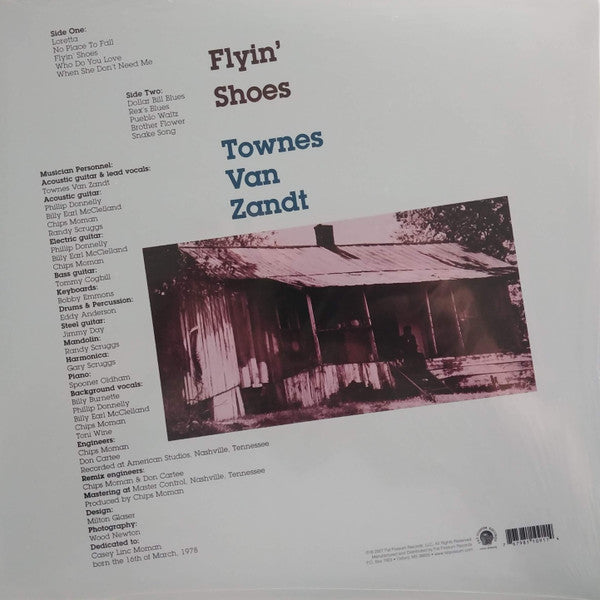 Townes Van Zandt – Flyin' Shoes Vinyl LP Record