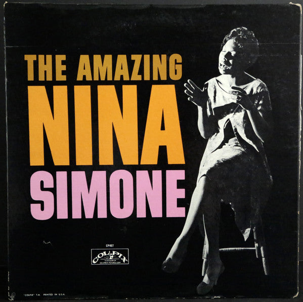 Nina Simone – The Amazing Nina Simone Vinyl LP Record Mono Pressing *Used 1959 Release*