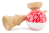 Red Bloom Kendama with Tricklist