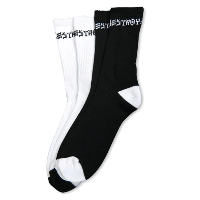 Thrasher - Skate & Destroy Socks (2-pack)