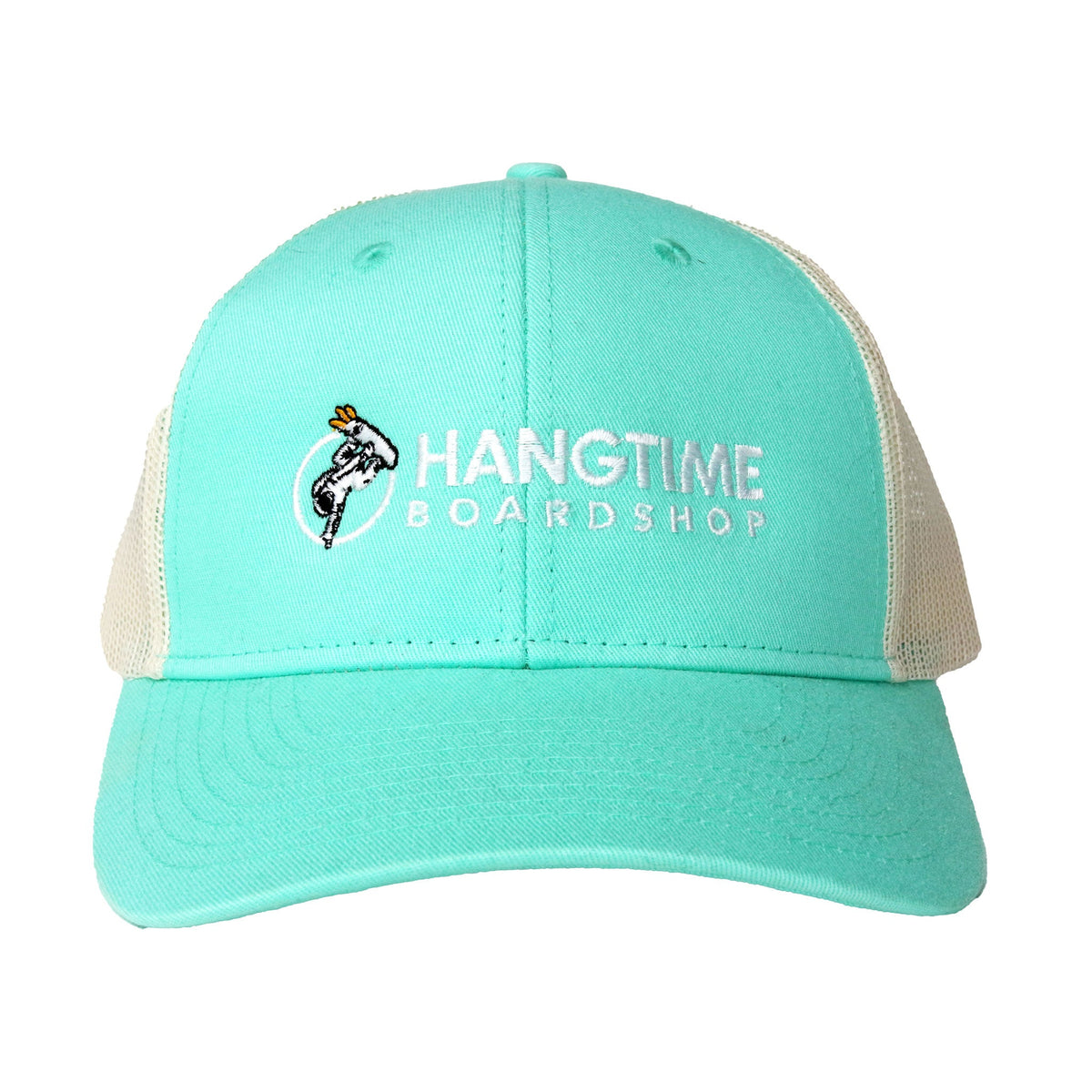 Hang Time Snapback Trucker Cap - Seafoam Green