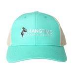 Hang Time Snapback Trucker Cap - Dark Grey / Neon Blue