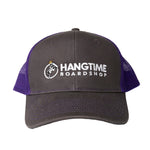 Hang Time Snapback Trucker Cap - Black