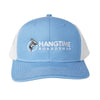 Hang Time Snapback Trucker Cap - Dark Grey / Neon Blue