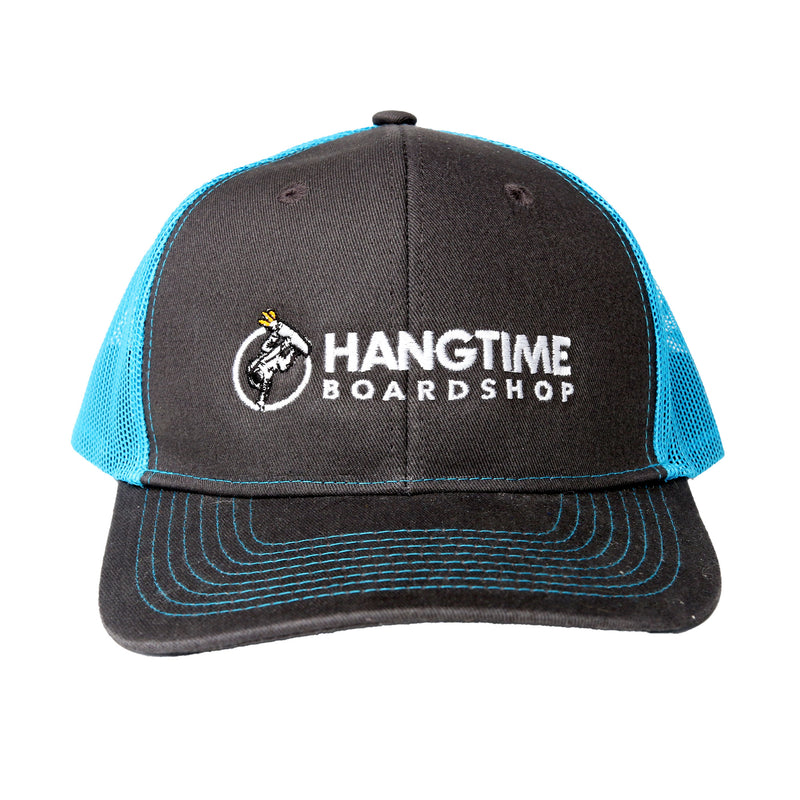 Hang Time Snapback Trucker Cap - Light Blue