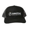 Hang Time Snapback Trucker Cap - Dark Grey / Neon Blue