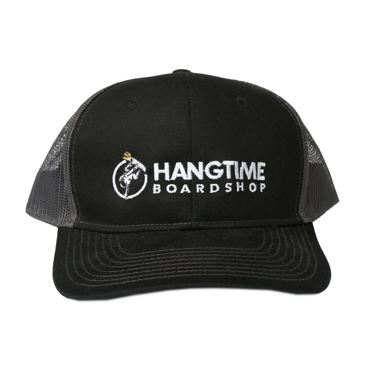 Hang Time Snapback Trucker Cap - Olive Green