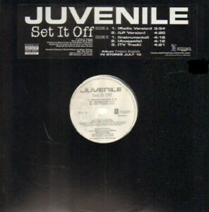 Juvenile  – From Her Mama / Set It Off (Remix) Vinyl LP Record *SEALED 2001 RELEASE*