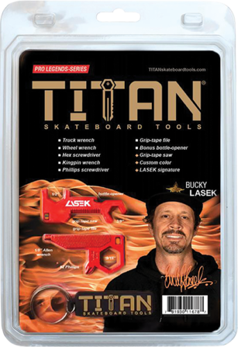 TITAN SKATE TOOL BUCKY LASEK RED