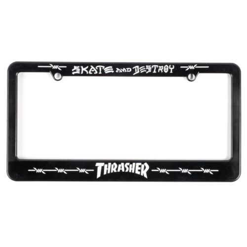 Thrasher Barbed Wire License Plate Frame