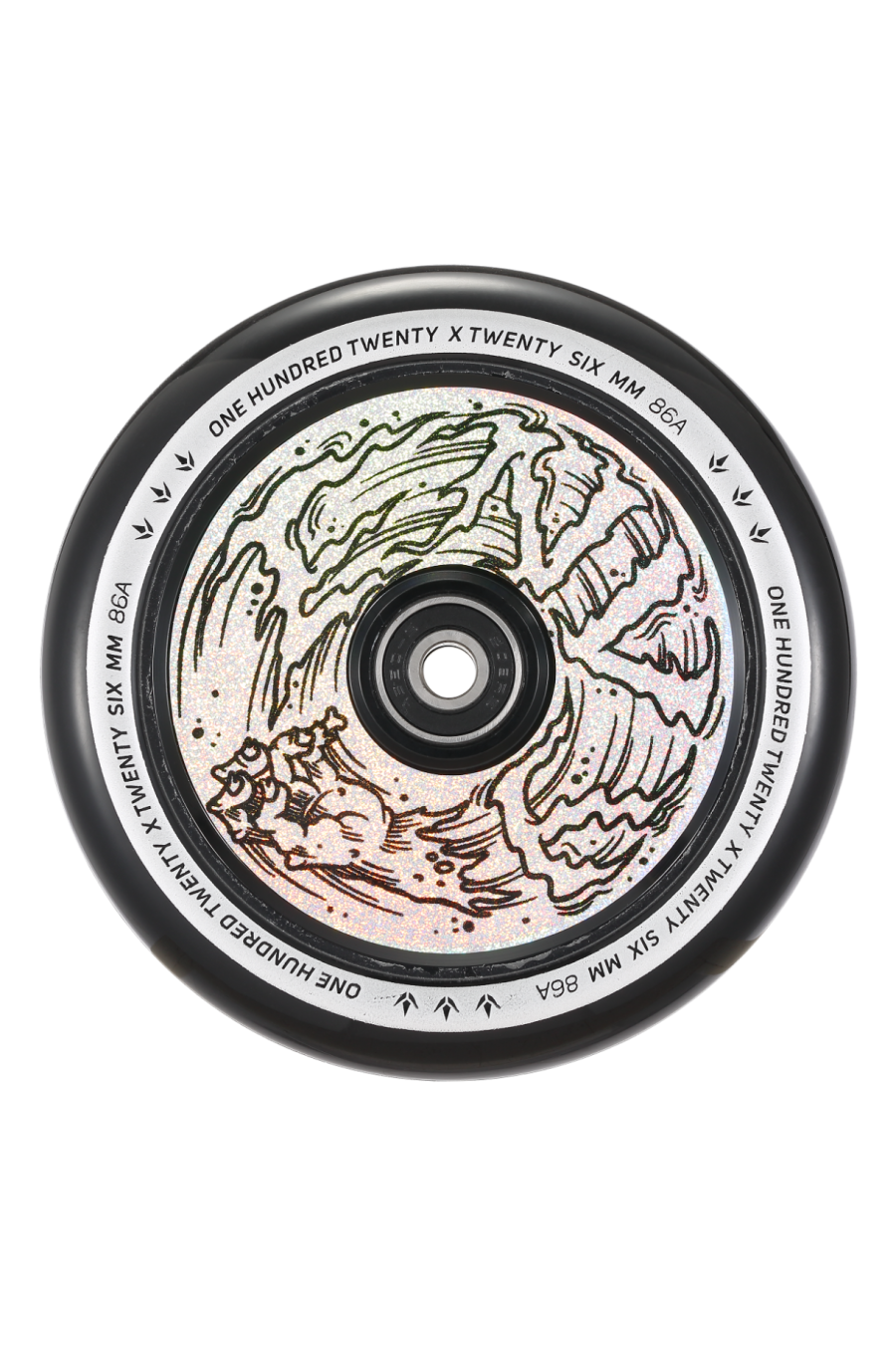 Envy - Hollowcore 120mm Wheels (Hand Hologram)