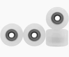 Apex Shorty Wheels - 85D Performance Poly - ABEC-9 Bearings - “Ice"