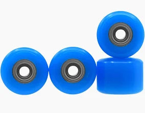 Apex Shorty Wheels - 85D Performance Poly - ABEC-9 Bearings - “Sky Blue"
