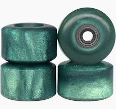 Apex Wheels - 77D Urethane - ABEC-9 Bearings - "Emerald"