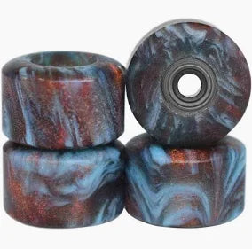 Apex Wheels - 77D Urethane - ABEC-9 Bearings - "Molton Ice Core"