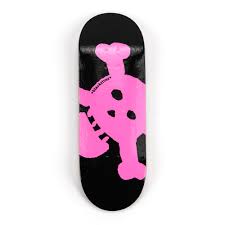 Blackriver Fingerboard "New Skull" Neon Pink 7ply