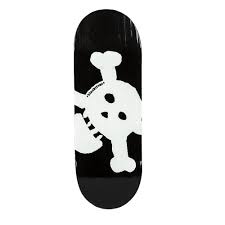 Blackriver Fingerboard "New Skull" white 5ply