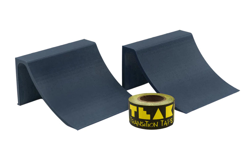 Half Pipe Spot DIY Kit, 4" x 4" x 2.25" - Blue Steel Colorway