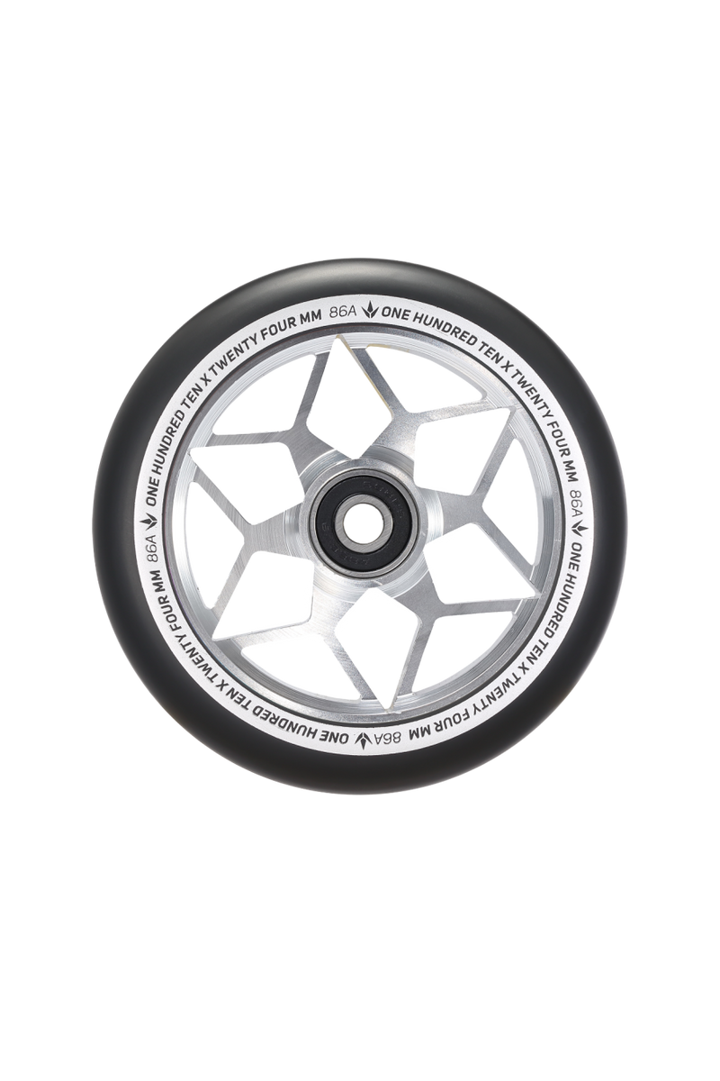 Envy - Diamond 110mm Wheels (Silver)