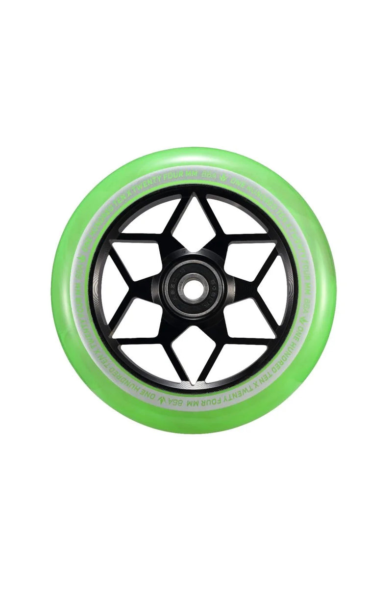 Envy - Diamond 110mm Wheels (Smoke Green)