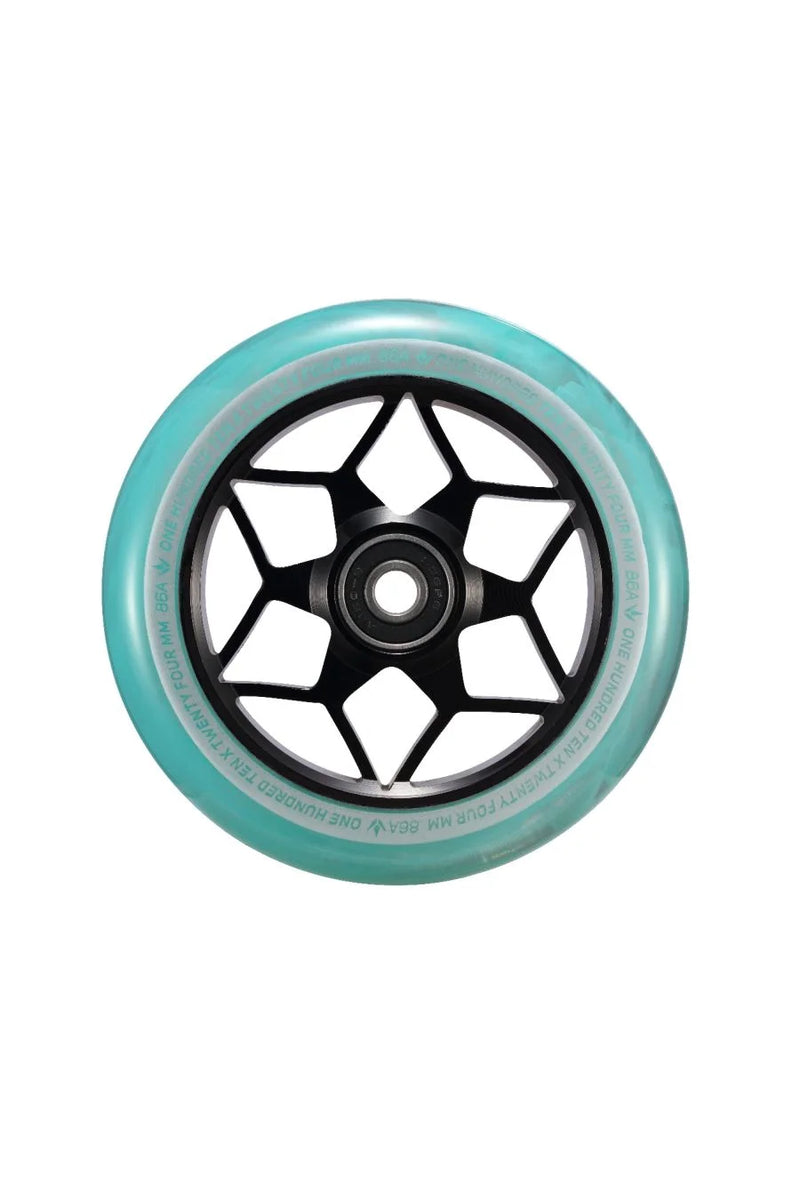 Envy - Diamond 110mm Wheels (Smoke Teal)