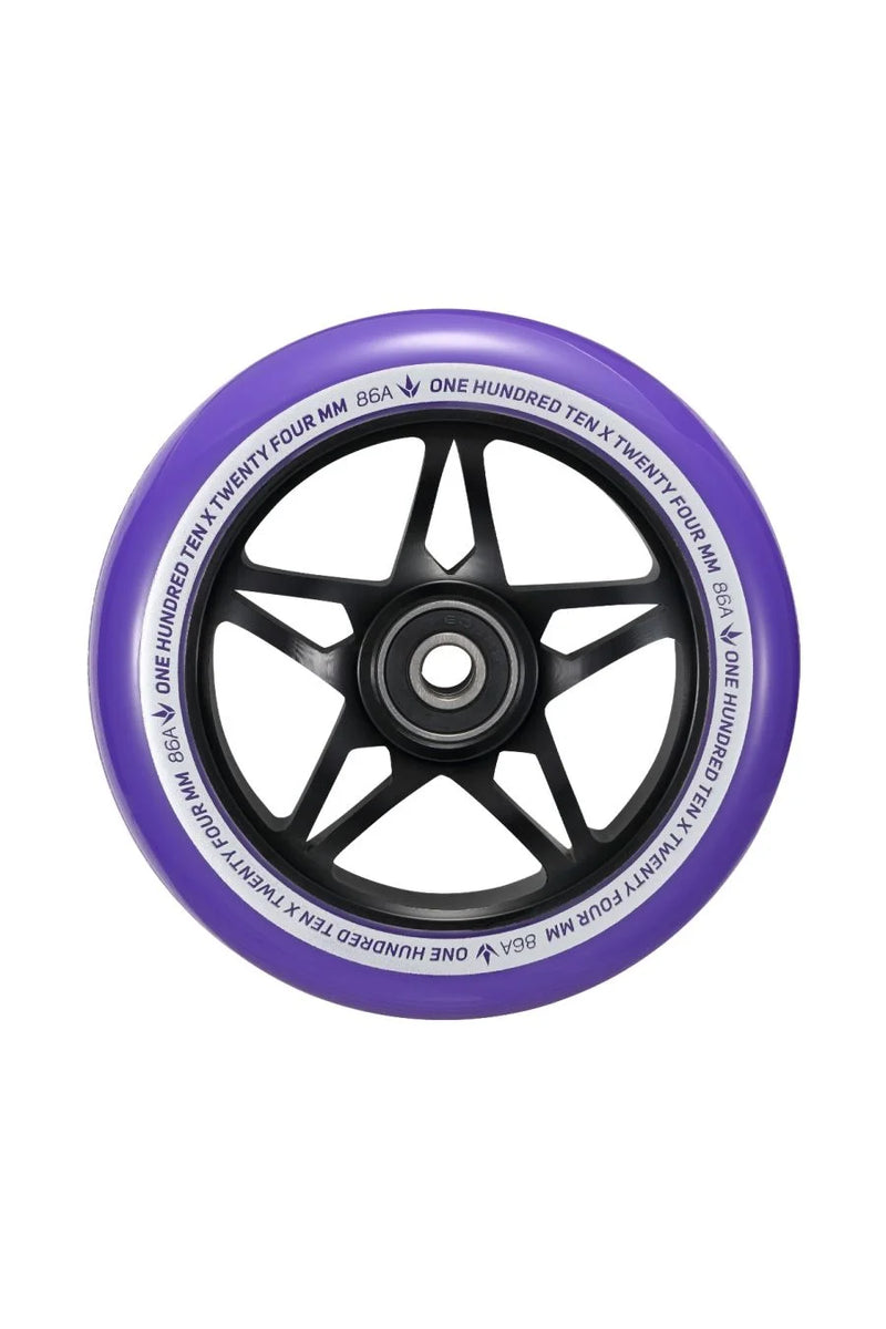 Envy - S3 110mm Wheels (Black / Purple)