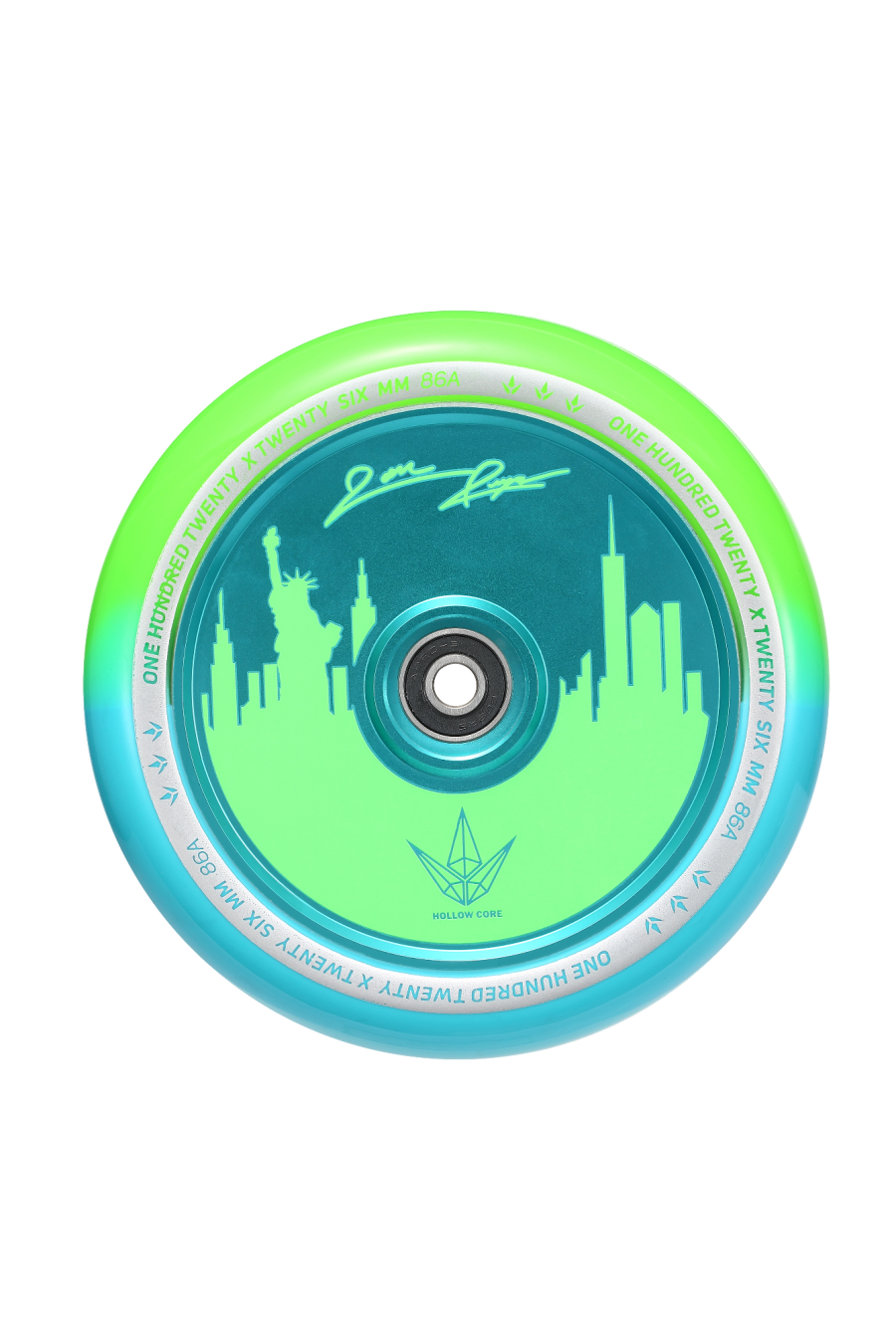 Envy - Jon Reyes Hollowcore 120mm Wheels (green / Teal)