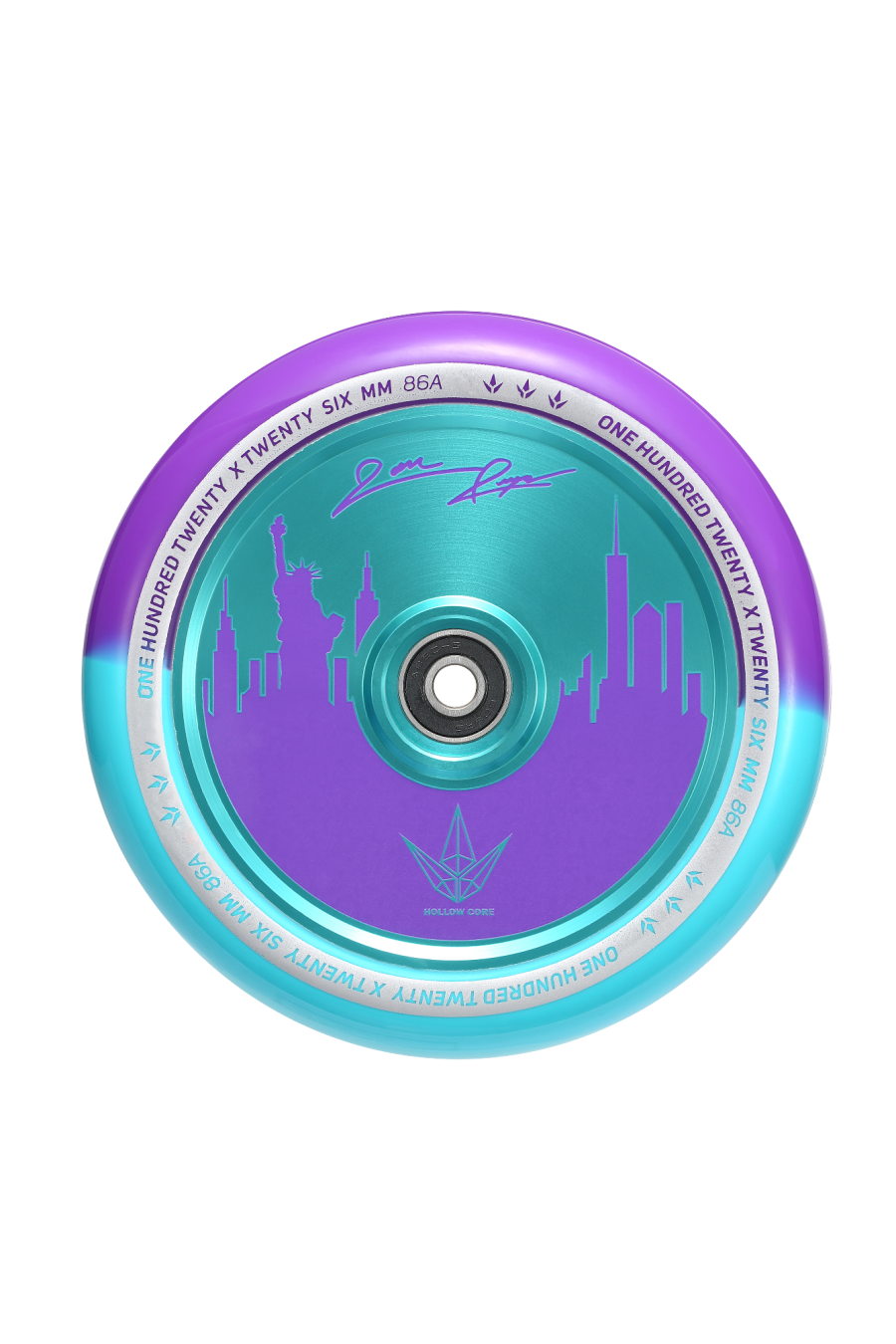 Envy - Jon Reyes Hollowcore 120mm Wheels (Purple / Teal)